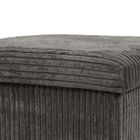 Storage Solutions, pufa ze schowkiem sztruksowa, Tobo, 38-38-38 cm