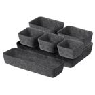 Storage Solutions, Smart, organizer do szuflady filcowy, 7 pudełek