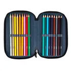 St.Right, piórnik rozkładany, potrójny, z wyposażeniem, Moro