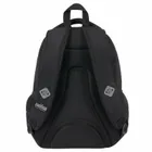 St.Right, plecak szkolny, 3-komorowy, Black Vintage