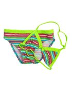 Strój kąpielowy dziewczęcy dwuczęściowy, zielony, Mariss