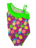 Strój kąpielowy dziewczęcy jednoczęściowy, fioletowy, Mariss