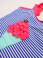 Strój kąpielowy dziewczęcy jednoczęściowy, niebieski, Yoclub