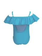 Strój kąpielowy dziewczęcy jednoczęściowy, turkusowy, Mariss