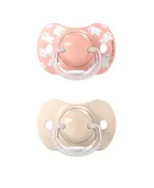 Suavinex, SX Pro, Wild & Free, smoczek fizjologiczny, różowy, 6-18 m, 2 szt.