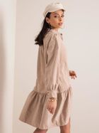 Sukienka damska, beżowa, Factory Price