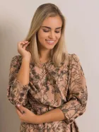 Sukienka damska, beżowa, Lakerta