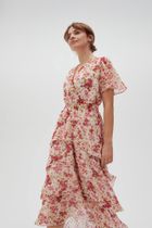 Sukienka damska, biała, Moodo