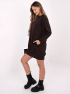 Sukienka damska, brązowa, Basic Feel Good