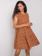 Sukienka damska, brązowa, Factory Price