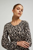 Sukienka damska, brązowa, Moodo