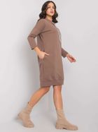 Sukienka damska, brązowa, Relevance