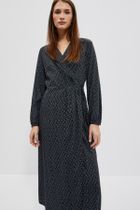 Sukienka damska, czarna, Moodo