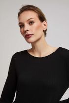 Sukienka damska, czarna, Moodo