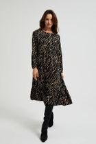 Sukienka damska, czarna, Moodo