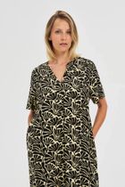 Sukienka damska, czarna, Moodo