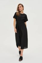 Sukienka damska, czarna, Moodo
