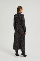 Sukienka damska, czarna, Moodo