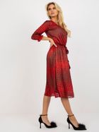 Sukienka damska, czerwona, Lakerta