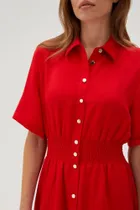 Sukienka damska, czerwona, Moodo