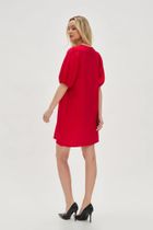 Sukienka damska, czerwona, Moodo