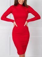 Sukienka damska, czerwona, Rue Paris