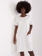 Sukienka damska, ecru, Relevance