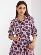 Sukienka damska, fioletowa, Lakerta