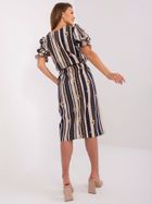 Sukienka damska, granatowa, Lakerta