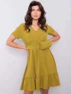 Sukienka damska, khaki, Italy Moda
