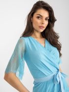 Sukienka damska, niebieska, Lakerta