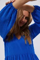 Sukienka damska, niebieska, Moodo