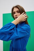 Sukienka damska, niebieska, Moodo