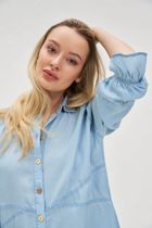 Sukienka damska, niebieska, Moodo