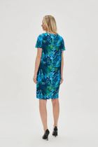 Sukienka damska, niebieska, Moodo