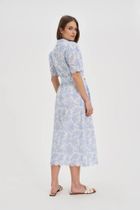 Sukienka damska, niebieska, Moodo