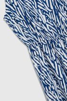 Sukienka damska, niebieska, Moodo