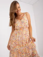 Sukienka damska, pomarańczowa, Factory Price