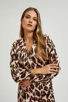 Sukienka damska, różowa, Moodo