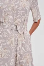 Sukienka damska, szara, Moodo