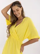 Sukienka damska, żółta, Italy Moda