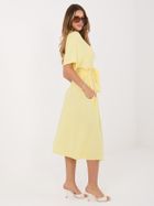 Sukienka damska, żółta, Italy Moda