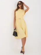 Sukienka damska, żółta, Italy Moda