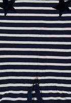 Sukienka dziewczęca z długim rękawem, biało-granatowa, Tom Tailor