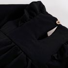 Sukienka dziewczęca z długim rękawem, czarna, Eevi