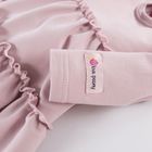 Sukienka dziewczęca z długim rękawem, różowa, Eevi