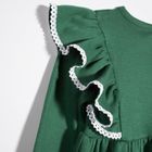 Sukienka dziewczęca z długim rękawem, zielona, Nicol