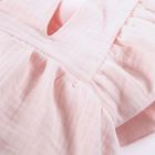 Sukienka dziewczęca z krótkim rękawem, jasnoróżowa, Eevi