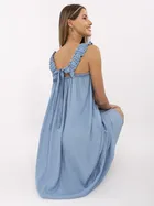 Sukienka jeansowa damska, niebieska, Italy Moda