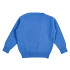 Sweter chłopięcy z wełną, niebieski, Olimpias